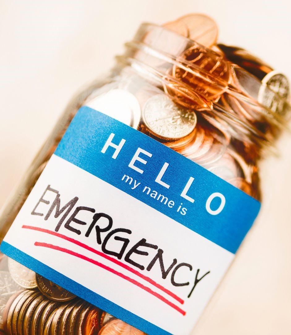 Having a small emergency fund can help you avoid going deeper into debt if you have to pay for something unexpected.