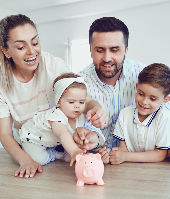 Teach your children about money management, saving, and investing. 