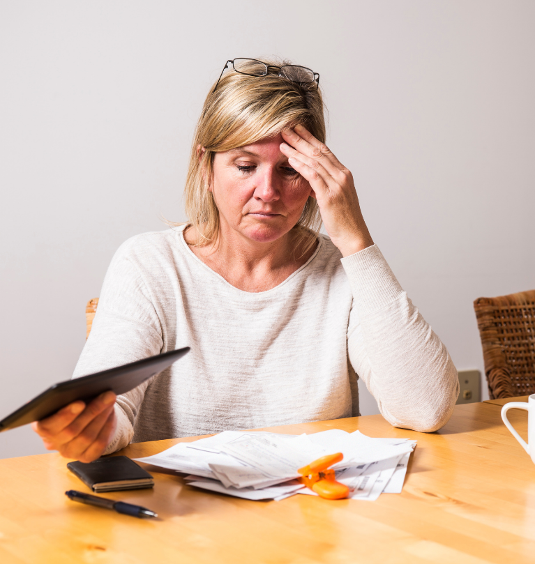 Financial Stress - The constant worry about money takes a toll on mental health, relationships, and overall well-being.