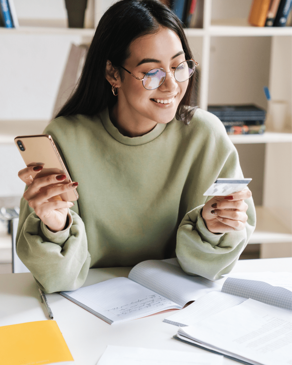 Create a monthly payment plan that includes money for fun and savings.