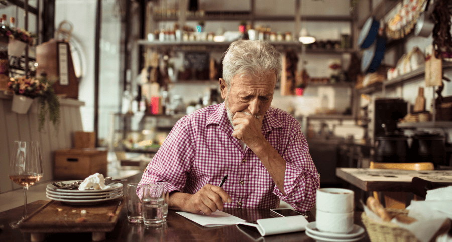 What am I carrying that I haven't said out loud?
For a lot of business owners, it's the money. The gap between what the business brings in and what it feels like it should be bringing in by now, given how hard you're working.
