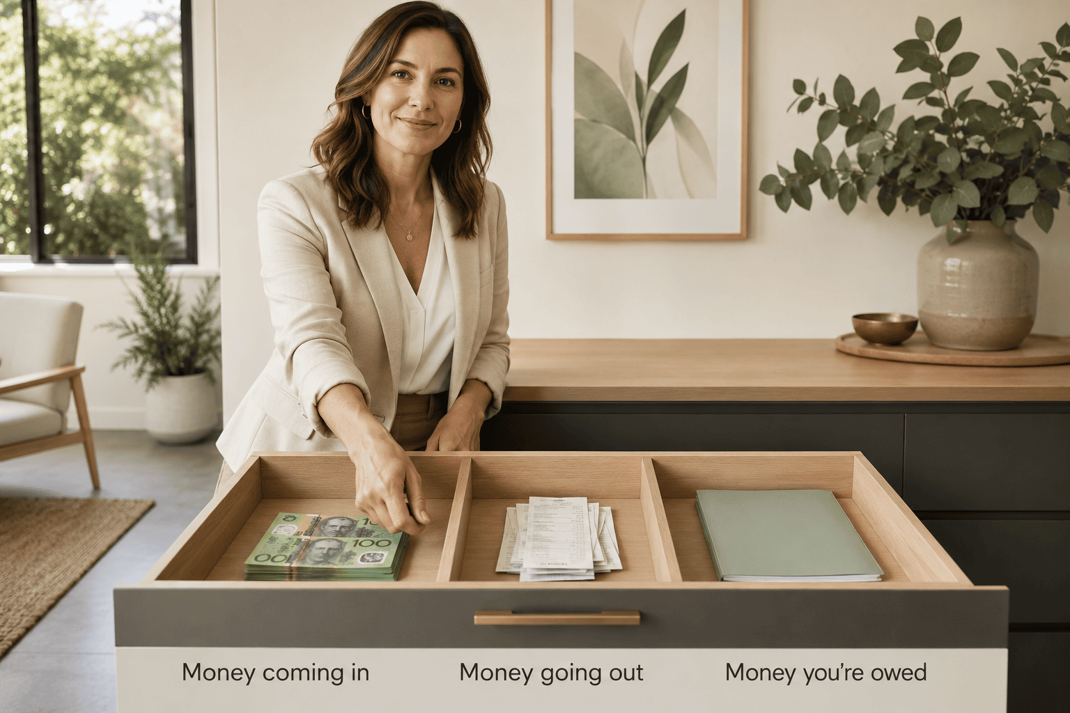 Pull up your bank balance, your last quarter's profit and loss, and your list of unpaid invoices. Don't analyse anything yet. Just look. 